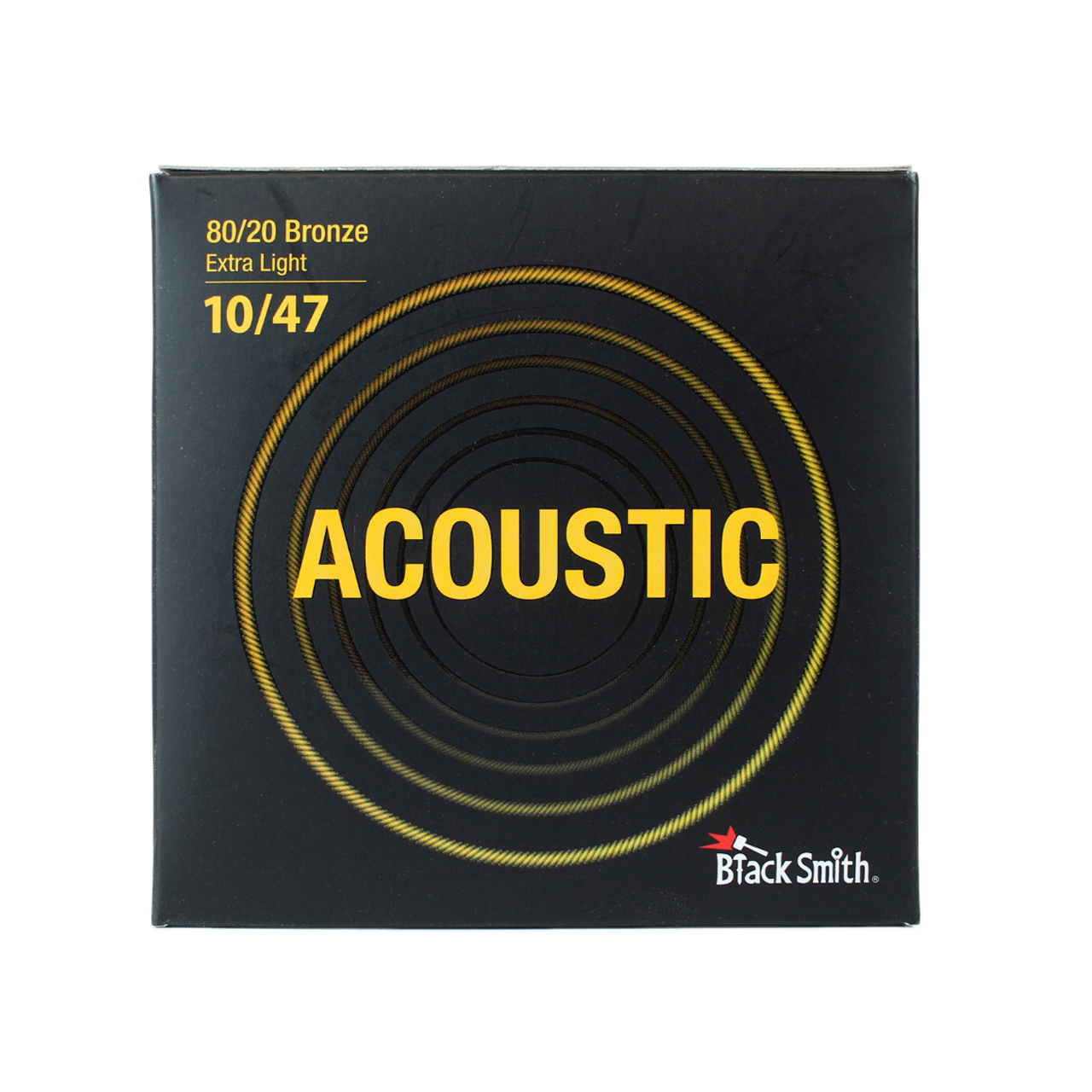 BLACKSMITH ACOUSTIC GUITAR STRINGS 10 47 80 20 BRONZE EXTRA LIGHT